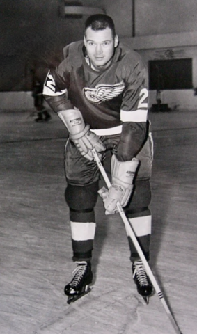 Ab McDonald 1966 Detroit Red Wings