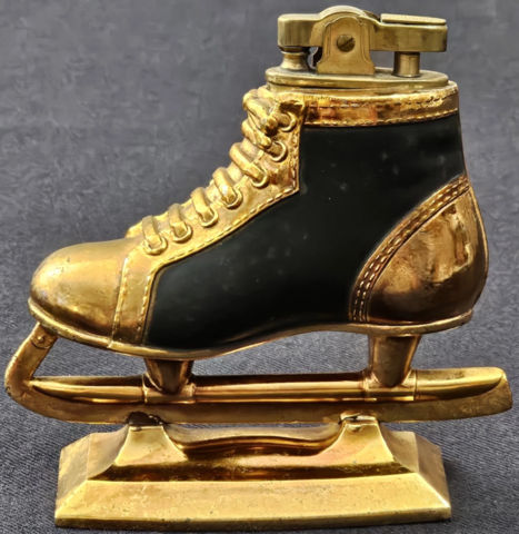 Vintage Hockey Skate Lighter 1950s