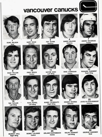 Vancouver Canucks 1971