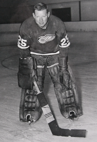 Hank Bassen 1965 Detroit Red Wings