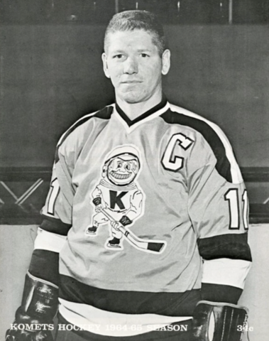 Len Thornson 1964 Fort Wayne Komets Captain