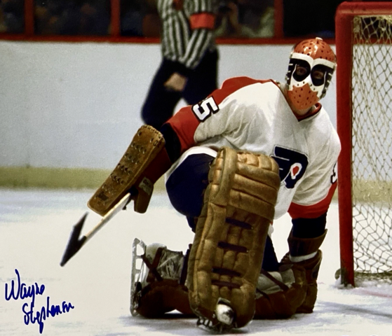 Wayne Stephenson 1977 Philadelphia Flyers