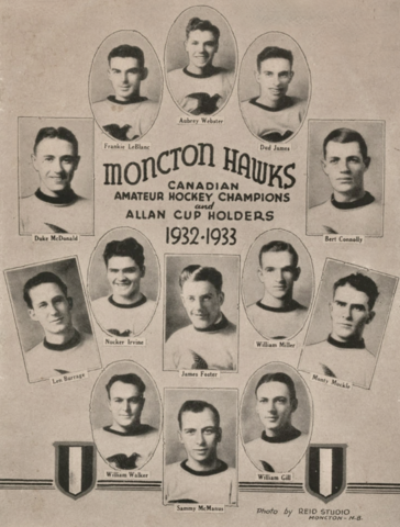 Moncton Hawks 1932-33 Allan Cup Holders