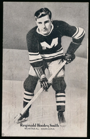 Hooley Smith Postcard 1936 Montreal Maroons