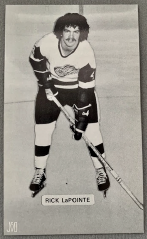 Rick Lapointe 1976 Detroit Red Wings