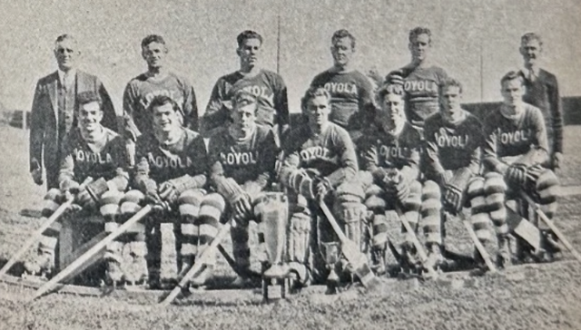 Loyola University of Los Angeles Hockey Team 1934 Hoover Cup Champions
