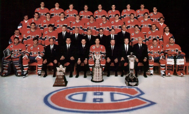 Official Montreal Canadiens Team Photo 1993 Stanley Cup Champions