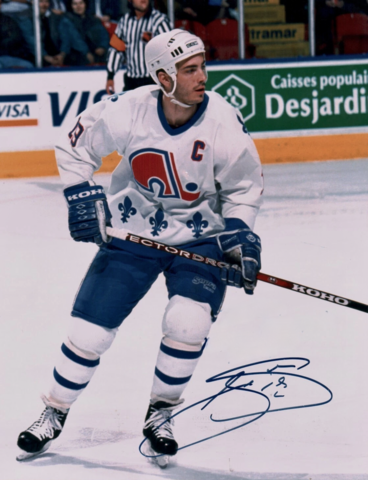 Joe Sakic 1994 Quebec Nordiques Captain