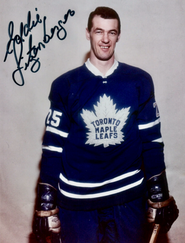 Eddie Litzenberger 1963 Toronto Maple Leafs