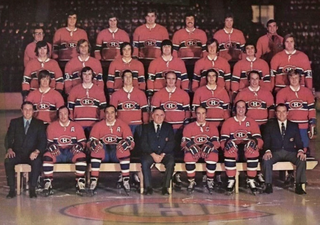 Montreal Canadiens Team Photo 1972-73 Les Canadiens