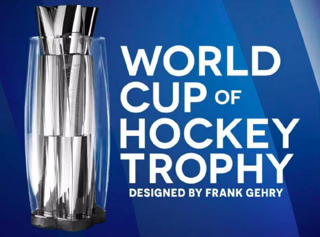 Frank Gehry designed The World Cup of Hockey Trophy 