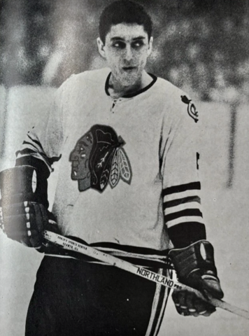 Matt Ravlich 1966 Chicago Black Hawks