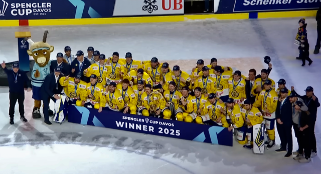 HC Davos 2025 Spengler Cup Champions