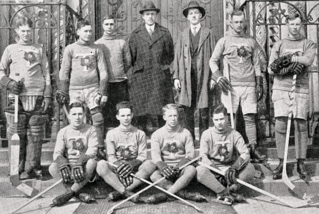 University of Toronto Senior Hockey Team 1915 Intercollegiate Champions