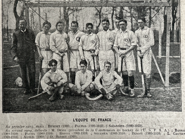France Men's National Field Hockey Team 1910 Fédération Française de Hockey