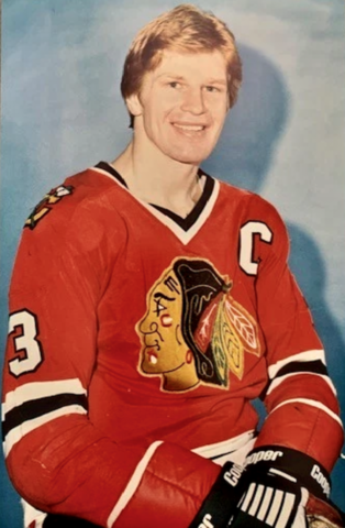Keith Magnuson 1978 Chicago Black Hawks Captain