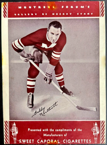 Sweet Caporal Cigarettes Photo Card with Baldy Northcott 1934