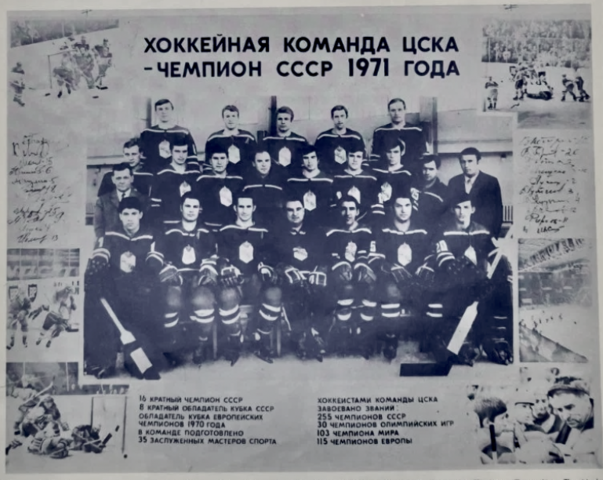 CCCP / Soviet Union National Hockey Team 1971