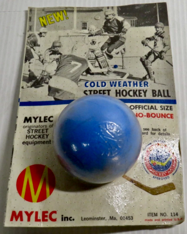 Mylec Cold Weather Street Hockey Ball in Original Package