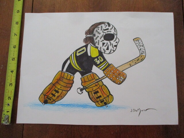Gerry Cheevers Cartoon