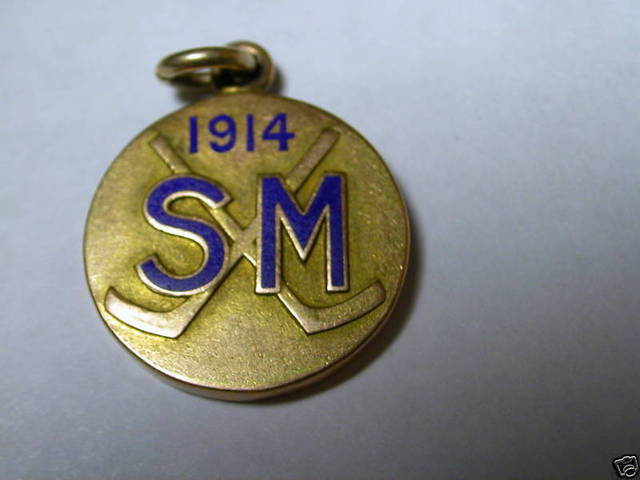 Private School Hockey Champions Medal 1914  Massachusetts (front)