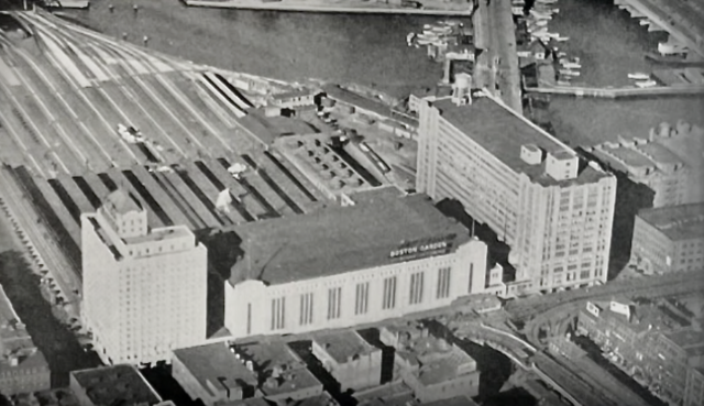 Boston Garden 1933 Home of Boston Bruins, Boston Cubs, Harvard College Hockey