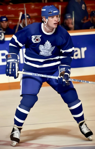 Tom Fergus 1991 Toronto Maple Leafs