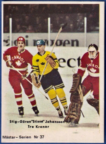 Ken Dryden Hockey Card 1970 Stig-Göran Johansson Hockey Card