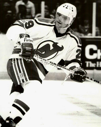 Peter Šťastný 1990 New Jersey Devils