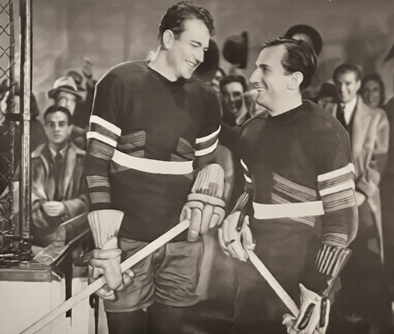 John Wayne & Charles Brokaw in Idol of the Crowds 1937