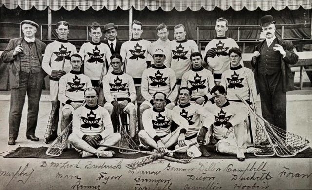 Canadian Lacrosse Team 1908 Summer Olympics Gold Medal Champions