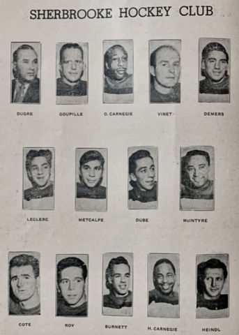 Sherbrooke Saints 1948 Sherbrooke St. Francis Hockey Team