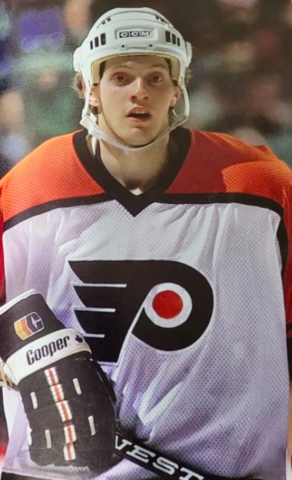 Murray Craven 1985 Philadelphia Flyers