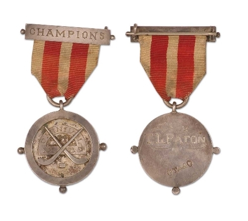 Ice Hockey Medal - 1885 - Earliest Known Ice Hockey Medal   