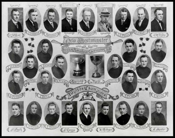 New Westminster Salmonbellies 1925 Mann Cup Champions