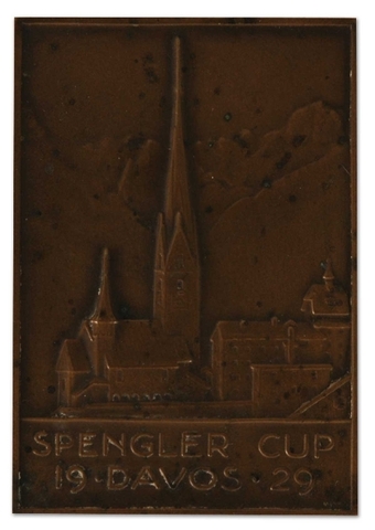 Spengler Cup Ice Hockey Medal 1929