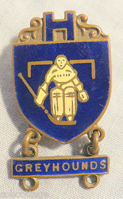 Ice Hockey Medal 1930s Harringay Greyhounds