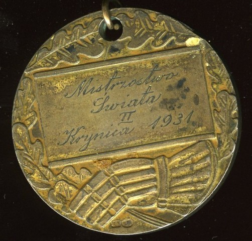 Poland Ice Hockey Medal 1931 1b