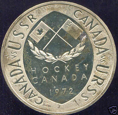 Ice Hockey Coin 1972 1 Canada vs USSR