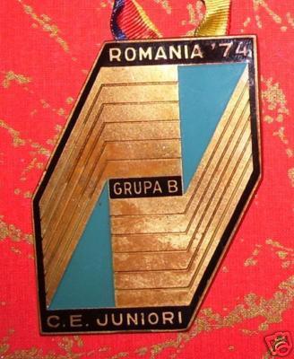 Ice Hockey Medal 1974 Romania
