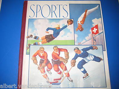 Hockey Chocolate Book 1936