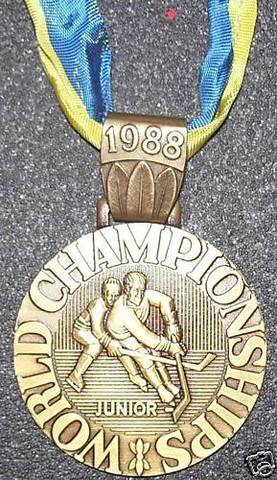 Ice Hockey Medal 1988 World Championships