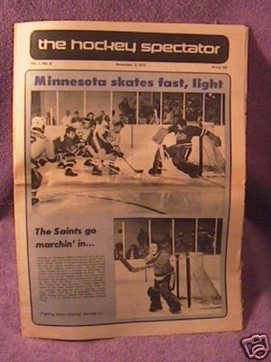 Hockey Newspaper 1972 X