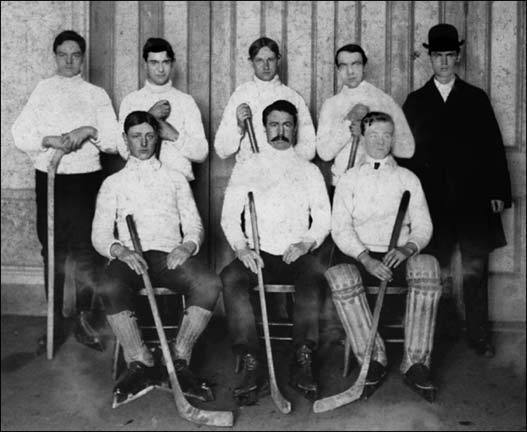 Hockey Photo 1880s Nova Scotia