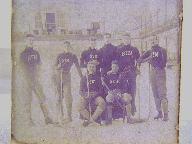 Ice Hockey Photo 1890s  St. Nicholas Rink Team