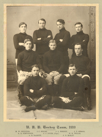 U N B Hockey Team 1910 