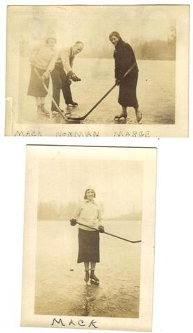 Hockey Photo 1920s 3 X