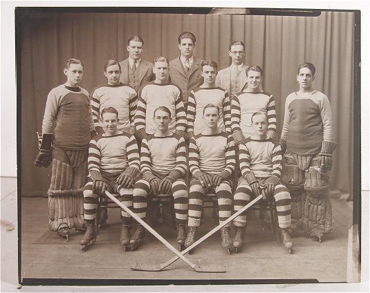 Hockey Photo 1920s 4 X