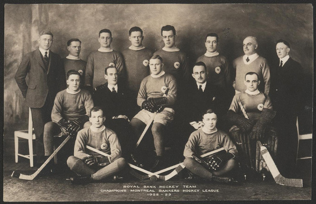 Royal Bank Hockey Team photo 1923