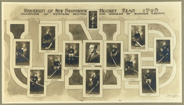 University of New Brunswick Hockey team 1928  Sumner Trophy Winners